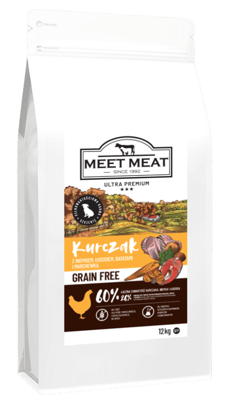 Grain Free Puppy Chicken, Sweet Potato, Carrots & Peas