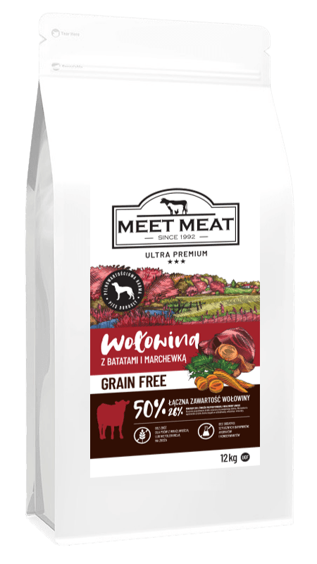 Grain Free Adult Angus Beef, Sweet Potatoes & Carrots
