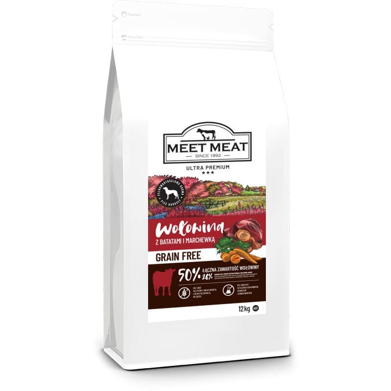 Grain Free Adult Angus Beef, Sweet Potatoes & Carrots