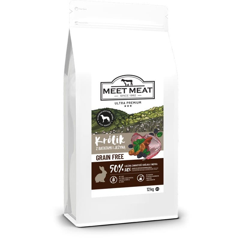 Grain Free Adult Rabbit, Sweet Potatoes & Blackberry